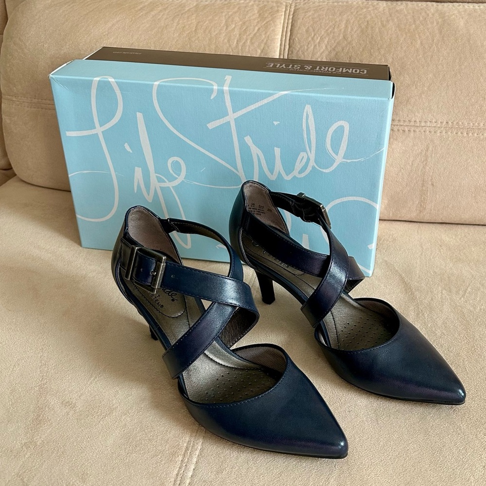 Classy Comfort Dressy, Sexy Strappy Heels with Anti-slip Sole - Picture 6 of 14